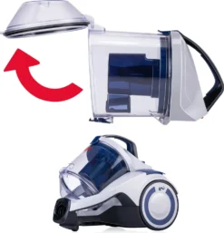 Dirt Devil Staubsauger Ohne Beutel - DD2504 - 700W - HEPA 12 Filter - 9M Reichweite - Mit Combibrush, Versenkter Bürste Und Parkettbürste - 4,9KG - Staubsammelbox 2,7L - Weiß -Kaufland Verkäufe b448676779c6e2c77271480390e2fde7