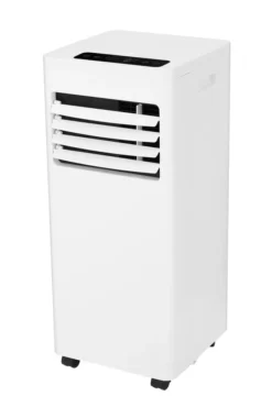 HomeX Mobiles Klimagerät A-32-50-W I 3in1: Mobile Klimaanlage + Luftentfeuchter + Ventilator I 7.000 BTU / 2,1 KW Air Cooler Inkl Fernbedienung & Abluftschlauch