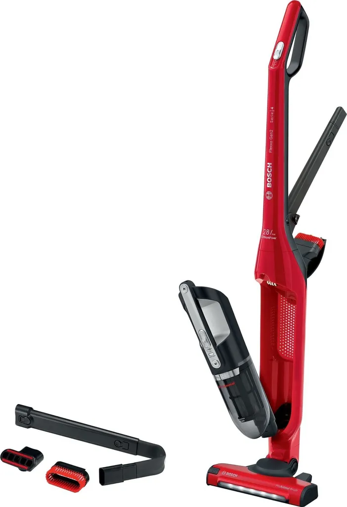 Bosch Serie 4 BBH3ZOO28, Trocken, Beutellos, 0,4 L, 82 DB, Schwarz, Rot 5 Bosch Serie 4 BBH3ZOO28, Trocken, Beutellos, 0,4 L, 82 DB, Schwarz, Rot – Bild 3