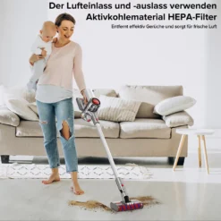 Redroad Akku Handstaubsauger , 450W, 26500Pa,Doppelte Bürste Für 4-fache Reinigungsleistung, Kabelloser Staubsauger 20 Redroad Akku Handstaubsauger , 450W, 26500Pa,Doppelte Bürste Für 4-fache Reinigungsleistung, Kabelloser Staubsauger -Kaufland Verkäufe b489e6a6e730c4d50722150ef15de304