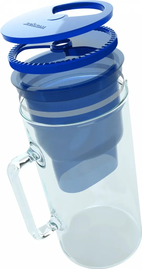Glas Wasserfilter Wessper 2,5 L Mit 10 Filterkartuschen, Kompatibel Mit Brita Maxtra 6 Glas Wasserfilter Wessper 2,5 L Mit 10 Filterkartuschen, Kompatibel Mit Brita Maxtra – Bild 4