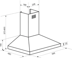 Exquisit KH 60-8.2 Kamin-Dunstabzugshaube | Inox -Kaufland Verkäufe b55e970d055933e7e46647be25ec2f8e