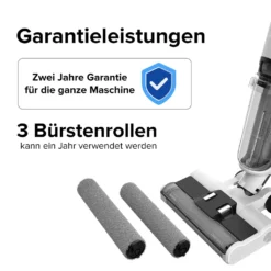 Redkey W12 Kabelloser Nass-und Trockensauger,72dB,Selbstreinigung,3-in-1 Waschsauger, Kehren Und Wischen Handstaubsauger(mit 3 Bürste) -Kaufland Verkäufe b5ac57ef5cfd9d88c30d0d9c78d1042f