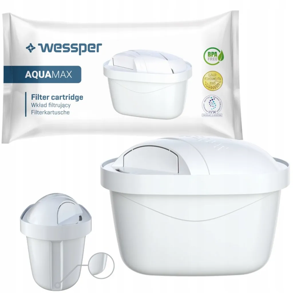 Wasserfilter Wessper 3,5 L Mit 10 Filterkartuschen, Kompatibel Mit Brita Maxtra+ 5 Wasserfilter Wessper 3,5 L Mit 10 Filterkartuschen, Kompatibel Mit Brita Maxtra+ – Bild 3
