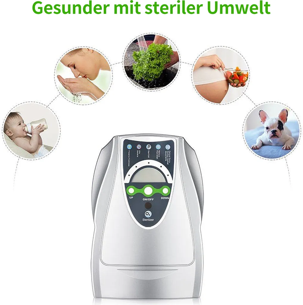 Ozon Generator, Sterilisator Luftreiniger, Reinigung Obst Gemüse Wasser Lebensmittel Vorbereitung Ozonator 8 Ozon Generator, Sterilisator Luftreiniger, Reinigung Obst Gemüse Wasser Lebensmittel Vorbereitung Ozonator – Bild 6