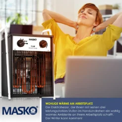 MASKO® Elektroheizer Heizlüfter Bauheizer Mit Integriertem Thermostat Elektrisch Heizgerät Mit 3 Heizstufen Heizgebläse Für Innen- Und Außeneinsatz Überlastschutz Elektroheizgebläse , Farbe:Weiß, Größe:9 KW 13 MASKO® Elektroheizer Heizlüfter Bauheizer Mit Integriertem Thermostat Elektrisch Heizgerät Mit 3 Heizstufen Heizgebläse Für Innen- Und Außeneinsatz Überlastschutz Elektroheizgebläse , Farbe:Weiß, Größe:9 KW -Kaufland Verkäufe b657d3086379743f6b3f98a5ecc614ad