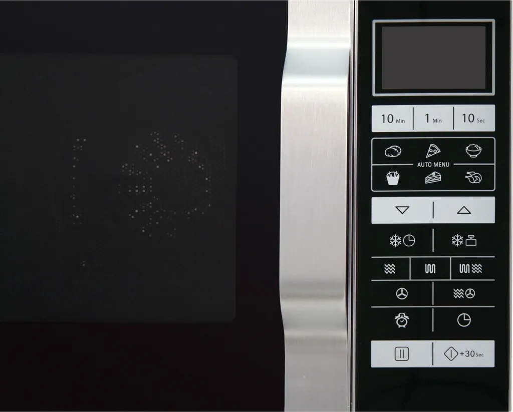 Sharp R860S Mikrowellen - Schwarz / Silber 8 Sharp R860S Mikrowellen - Schwarz / Silber – Bild 6