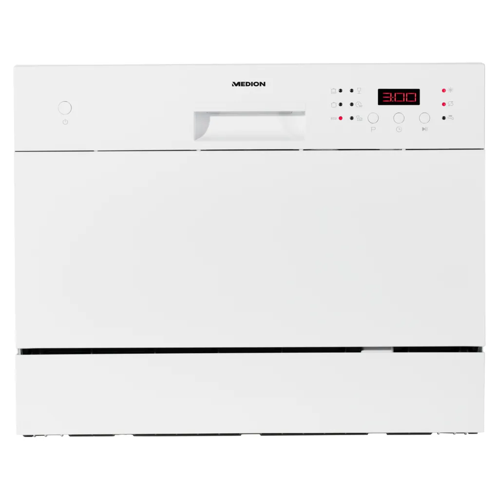MEDION Tischgeschirrspüler (6 Gedecke Fassungsvermögen, 6 Reinigungsprogramme, ECO Programm, LED Anzeige, 51 DB, MD37210) 3 MEDION Tischgeschirrspüler (6 Gedecke Fassungsvermögen, 6 Reinigungsprogramme, ECO Programm, LED Anzeige, 51 DB, MD37210)