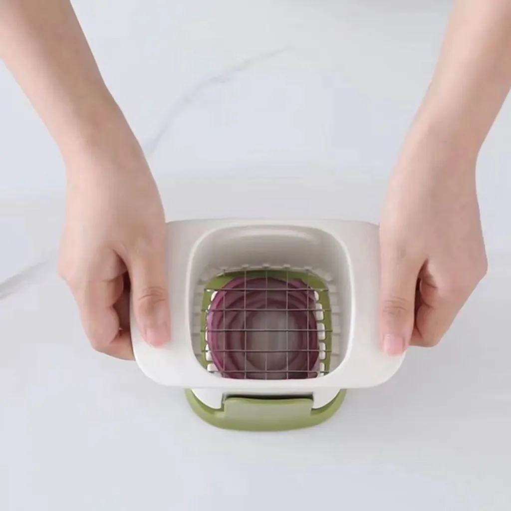 Multifunktions Gemüsehacker, Handpresse, Kartoffelschneider, Küchenwerkzeuge, Mini-Gemüseschneider 6 Multifunktions Gemüsehacker, Handpresse, Kartoffelschneider, Küchenwerkzeuge, Mini-Gemüseschneider – Bild 4