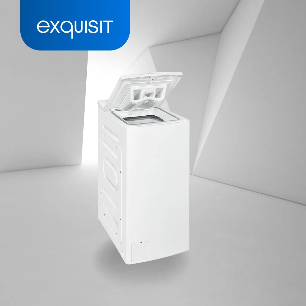 Exquisit Toplader Waschmaschine LTO1207-030C Weiss | 7,5 Kg Fassungsvermögen | Weiß 4 Exquisit Toplader Waschmaschine LTO1207-030C Weiss | 7,5 Kg Fassungsvermögen | Weiß – Bild 2