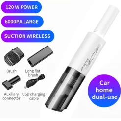 Handheld Vacuum, Car Vacuum Cleaner Cordless 6000PA High Power Small Mini Portable USB Rechargeable Hand Vacuum, For Home, Car, Narrow Spaces ,White -Kaufland Verkäufe b79b86f67bad8efe245b7fd91a05b9dd