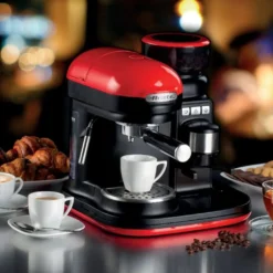 Ariete Siebträger-Espressomaschine Moderna Mit Kaffeemühle Und Aufschäumdüse, Rot/schwarz -Kaufland Verkäufe b7e000d89ab7c7767163b9b6635b1b2d