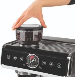 BEEM ESPRESSO-GRIND-PROFESSION Espresso-Siebträgermaschine Mit Mahlwerk - 15 Bar Espressomaschine Siebträger Maschine Barista Kaffee Mahlwerk Milchaufschäumer -Kaufland Verkäufe b87b103d6ab17b3412cf69e2a0a40266