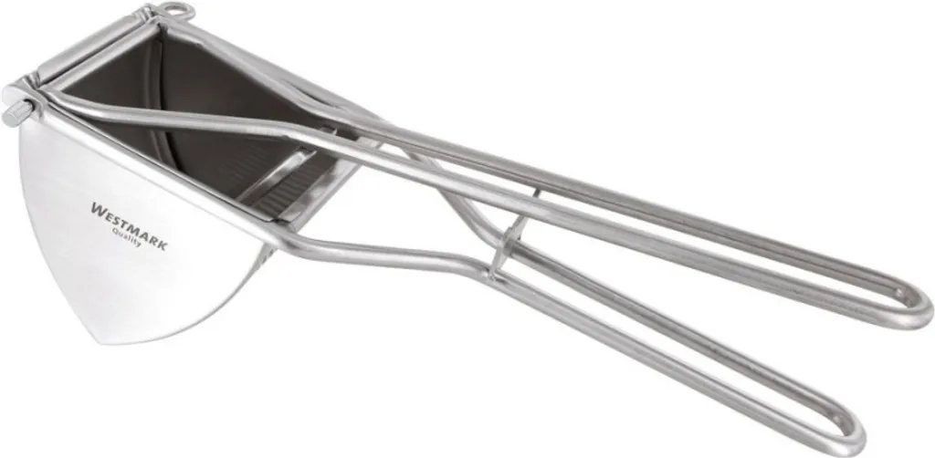 Westmark Kartoffelpresse, Mit Rund-Lochung, Rostfreier Edelstahl, Länge: 30 Cm, Triangel, Silber, 61262260 20 Westmark Kartoffelpresse, Mit Rund-Lochung, Rostfreier Edelstahl, Länge: 30 Cm, Triangel, Silber, 61262260 – Bild 18