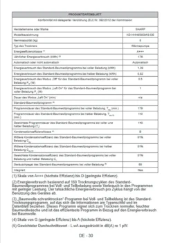 Sharp KD-HHH8S8GW3-DE Wäschetrockner Trockner Wärmepumpentrockner 8kg 25 Sharp KD-HHH8S8GW3-DE Wäschetrockner Trockner Wärmepumpentrockner 8kg -Kaufland Verkäufe b8b549656a2ed032f85a50f71c75d5a7