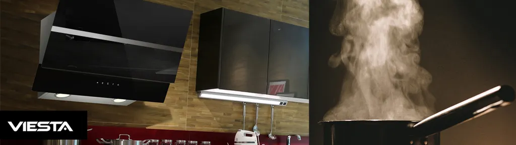 Kopffreie Dunstabzugshaube 320W 90cm VIESTA DH900XE Inkl. Aktivkohlefilter Für Abluft & Umluft, Edelstahl-Schwarzglas Kopffreihaube Wandhaube Mit Touch Control, LED 9 Kopffreie Dunstabzugshaube 320W 90cm VIESTA DH900XE Inkl. Aktivkohlefilter Für Abluft & Umluft, Edelstahl-Schwarzglas Kopffreihaube Wandhaube Mit Touch Control, LED – Bild 7