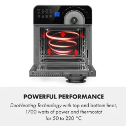 AeroVital Cube Chef Heißluftfritteuse 1700W 14l 16 Programme Schwarz -Kaufland Verkäufe b99515d368688e9d4d5a9795d224f21c