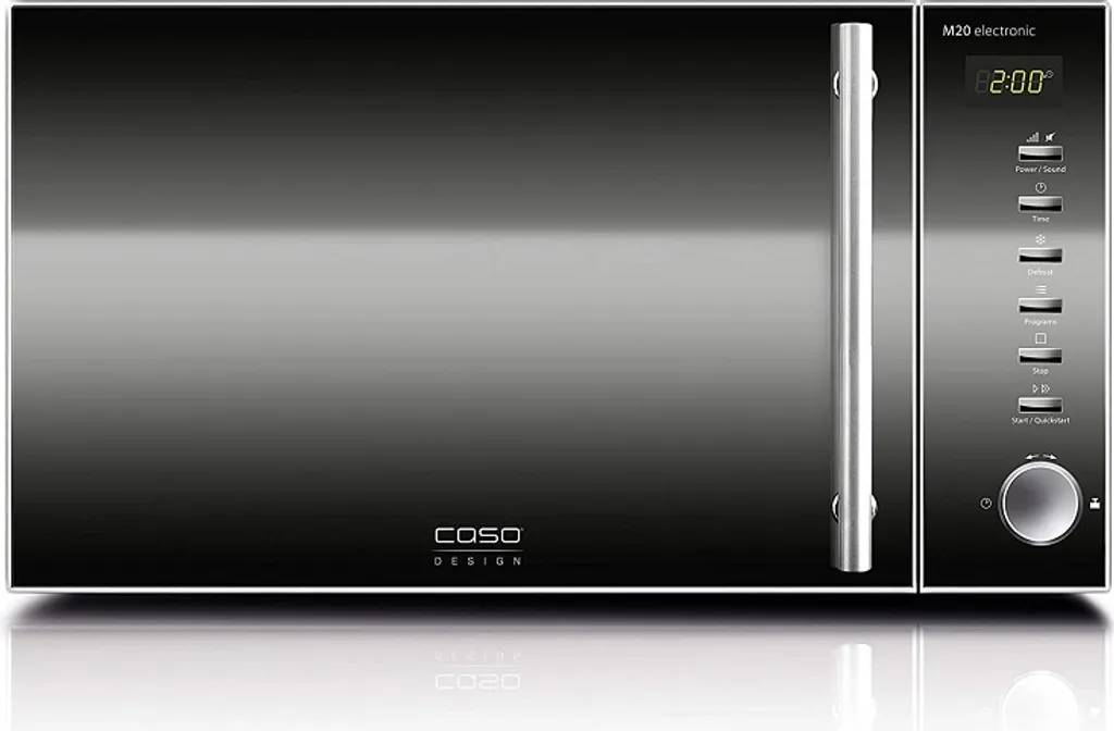 Caso 3315 M20 Mikrowelle Schwarzglas/Edelstahl 7 Caso 3315 M20 Mikrowelle Schwarzglas/Edelstahl – Bild 5
