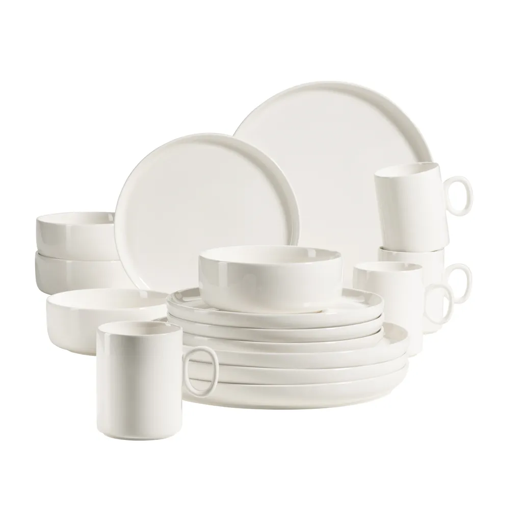 Mäser 931617 Kombiservice Finaro Für 4 Personen, Porzellan, Weiß (1 Set, 16-teilig) 3 Mäser 931617 Kombiservice Finaro Für 4 Personen, Porzellan, Weiß (1 Set, 16-teilig)