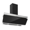 Klarstein Alessia Dunstabzugshaube , 90 Cm , EEK B , 350 M³/h , Push Control , LED-Beleuchtung , Abluft Oder Umluft , Kopffreihaube , Wandhaube , Edelstahl-Glas-Mix , Schwarz -Kaufland Verkäufe b9cab8bef02b6bd825739dbc56a1a338