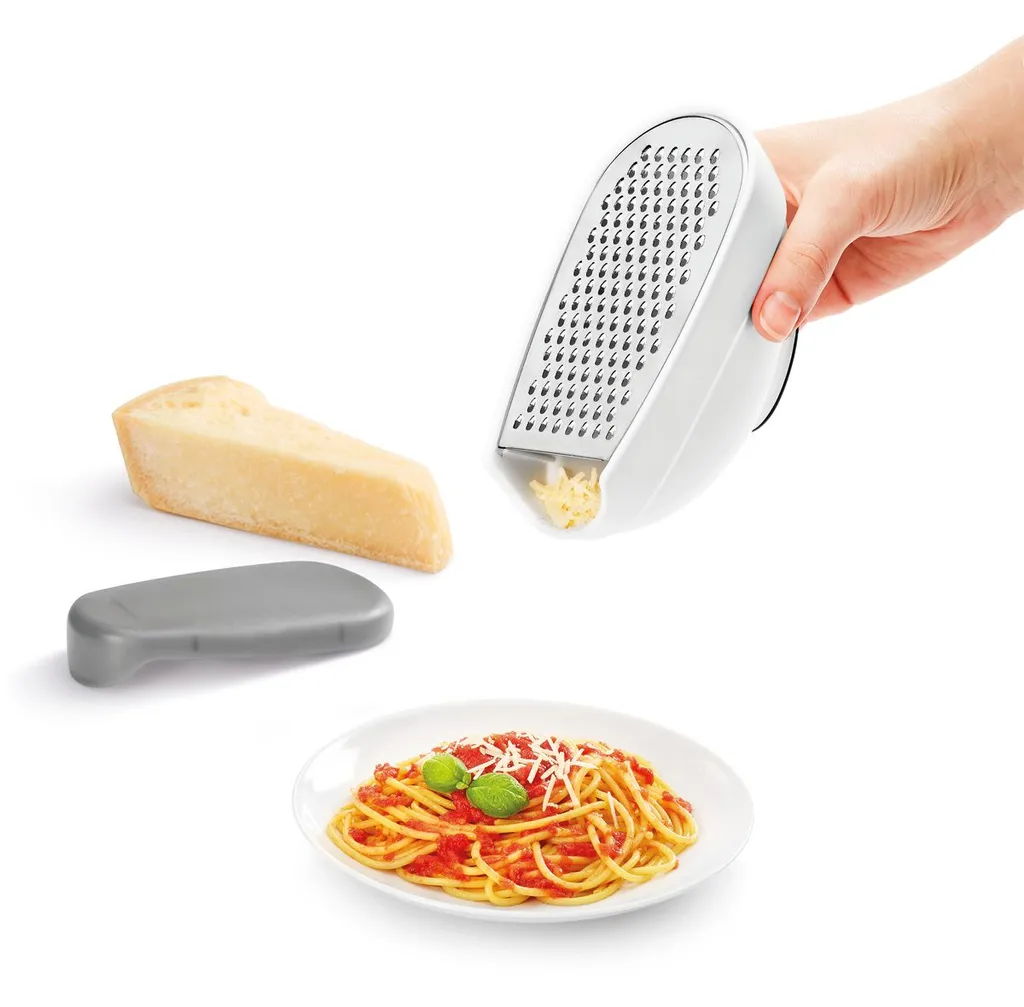 Universalreibe Mit Behälter & Deckel Käsereibe Handreibe Käsehobel 3 In 1 Reibe, Menge:1 10 Universalreibe Mit Behälter & Deckel Käsereibe Handreibe Käsehobel 3 In 1 Reibe, Menge:1 – Bild 8
