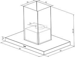 PKM Dunstabzugshaube Inselhaube Edelstahl Deckenhaube 8099IS Z 90 Cm EEK: A -Kaufland Verkäufe ba85ad23c31ab3ffbf37c8554ebd1bf7