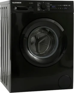 Telefunken W-9-1400-B Waschmaschine (9 Kg / 1400 U/Min) Mit LED Display, Mengenautomatik, Dosierungsautomatik, Inverter Motor