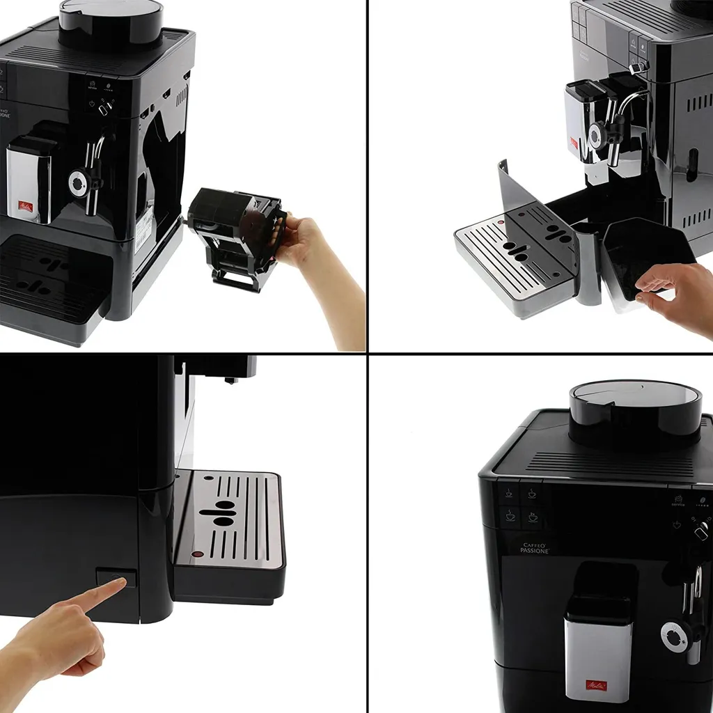 Melitta F53/1-102 Caffeo Passione OT Vollautomatische Espressomaschine, Schwarz 9 Melitta F53/1-102 Caffeo Passione OT Vollautomatische Espressomaschine, Schwarz – Bild 7