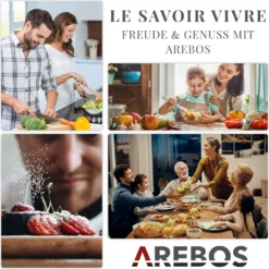 AREBOS Gaskochfeld 5 Flammen, Edelstahl, Inkl. Topfträger & Zündsicherung, Autark, Geeignet Für Erdgas Oder Propangas, Gasherd -Kaufland Verkäufe bb34d2bdb880bbe66435a3a81fdfd07c 1