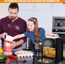 Jago® XXXL 8in1 Heißluftfritteuse 12L + 10 Zubehör - 1800W, LED Display Mit Touch Screen, 8 Programme / Timer, Ohne ÖL - Airfryer, Heißluft, Fritteuse, Heißluftofen, Backofen, Dehydrator, Grill 31 Jago® XXXL 8in1 Heißluftfritteuse 12L + 10 Zubehör - 1800W, LED Display Mit Touch Screen, 8 Programme / Timer, Ohne ÖL - Airfryer, Heißluft, Fritteuse, Heißluftofen, Backofen, Dehydrator, Grill -Kaufland Verkäufe bb4dc079062bb5eebf19bbaa15074d36