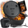 Dutch Oven 9L IRONO - Guseissen Topf - Dutch Oven Set - Feuertopf - 9 Liter - Mit Pfannendeckel, Transport- Und Schutztasche, Deckelheber Und Gebrauchsanweisung -Kaufland Verkäufe bb8c658b015cb4a9fa107f4bf99a63cf