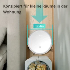 SmartAI Saugroboter Staubsauger Roboter APP Fernbedienung 2600Pa Staubsauger Weiß -Kaufland Verkäufe bb93132ce092cfca011e3edf045f0af5