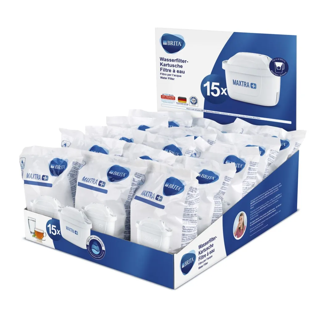 Brita MAXTRA+ Pack 15 100% Recycelbar Wasserfilterkartusche 3 Brita MAXTRA+ Pack 15 100% Recycelbar Wasserfilterkartusche