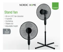 Nordic Home Culture Standventilator Ø40 Cm, 3 Geschwindigkeitsstufen, Schwarz, 12 Nordic Home Culture Standventilator Ø40 Cm, 3 Geschwindigkeitsstufen, Schwarz, -Kaufland Verkäufe bbd809d350026114edbedb98c34ee0d8