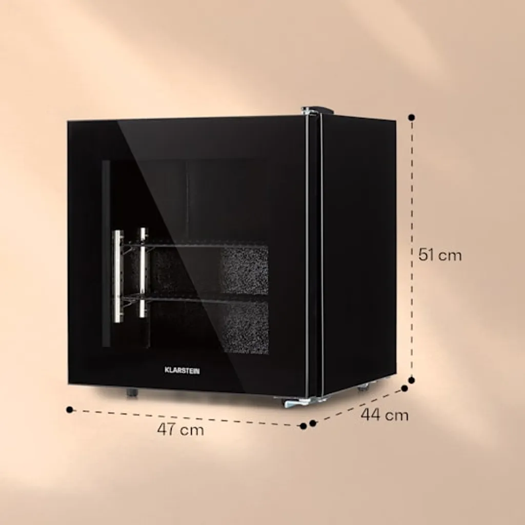 Klarstein IceAge 36 Gefrierschrank 36 Liter , 2 Etagen , Thermostat , Kompressionskühlung , Einstellbare Temperatur : 0 Bis -18 °C , LED-Innenbeleuchtung , Glasfront 5 Klarstein IceAge 36 Gefrierschrank 36 Liter , 2 Etagen , Thermostat , Kompressionskühlung , Einstellbare Temperatur : 0 Bis -18 °C , LED-Innenbeleuchtung , Glasfront – Bild 3
