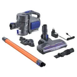 Juskys 2in1 Handstaubsauger & Akku Staubsauger - Beutellos & Kabellos – Bis 55 Min Laufzeit - Lithium-Ionen Akku, Wandhalterung & Ladestation – Blau -Kaufland Verkäufe bcc44e38099035afbcdfc2a7c84d0206