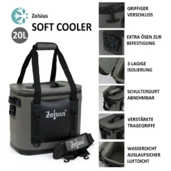 Zelsius Soft Kühltasche Grau 20 Liter | Leicht Und Wasserdicht 13 Zelsius Soft Kühltasche Grau 20 Liter | Leicht Und Wasserdicht -Kaufland Verkäufe bd4b46c0ea3411a1e1bf9b1307c8786d