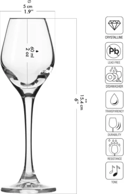 KROSNO Splendour Likörgläser, 6er-Set, 60 Ml -Kaufland Verkäufe bd93905f20abfe5cf93847689e65234a