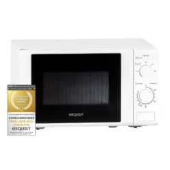 Exquisit Mikrowelle MW 802 | 700 Watt | Timer | Auftaufunktion | Weiß