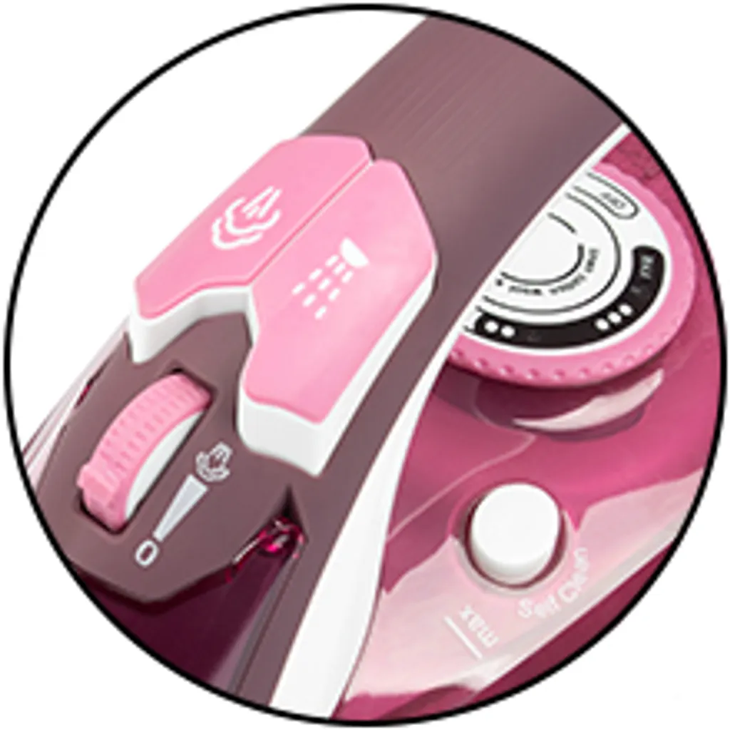 Clatronic Dampfbügelautomat DB 3705, 2.600 W, Kratzfeste Keramiksohle, Stufenlose Temperatur, 4-stufige Dampfregelung, 7 Funktionen, Weiß/rot 12 Clatronic Dampfbügelautomat DB 3705, 2.600 W, Kratzfeste Keramiksohle, Stufenlose Temperatur, 4-stufige Dampfregelung, 7 Funktionen, Weiß/rot – Bild 10