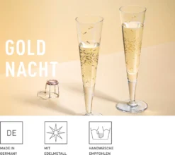 Goldnacht Champagnerglas-Set H22 Von Ritzenhoff Design Team -Kaufland Verkäufe bf1b2f067bfe3efe51bc07a2a5ff186a
