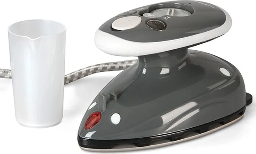 Jago® Mini Bügeleisen - Grau, 260-420 W, Antihaft Bügelsohle, Wassertank 40 Ml, 100-240 V Netzspannung Umschaltbar, Mit/ohne Dampf - Dampfbügeleisen, Reisebügeleisen 10 Jago® Mini Bügeleisen - Grau, 260-420 W, Antihaft Bügelsohle, Wassertank 40 Ml, 100-240 V Netzspannung Umschaltbar, Mit/ohne Dampf - Dampfbügeleisen, Reisebügeleisen – Bild 8