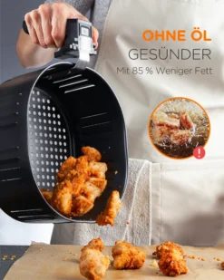 Tomons Heißluftfritteuse XXL 5,5 L Elektrofritteuse, 1800W, Airfryer Ohne Fett Und Öl, Friteuse Heißluft Mit 8 Voreinstellungen, Alarmtimer, Digitales Touch-Display, Frittierkorb Und Rezeptheft 17 Tomons Heißluftfritteuse XXL 5,5 L Elektrofritteuse, 1800W, Airfryer Ohne Fett Und Öl, Friteuse Heißluft Mit 8 Voreinstellungen, Alarmtimer, Digitales Touch-Display, Frittierkorb Und Rezeptheft -Kaufland Verkäufe bf76e24af9e5ff34a5e82b987d2d66b4
