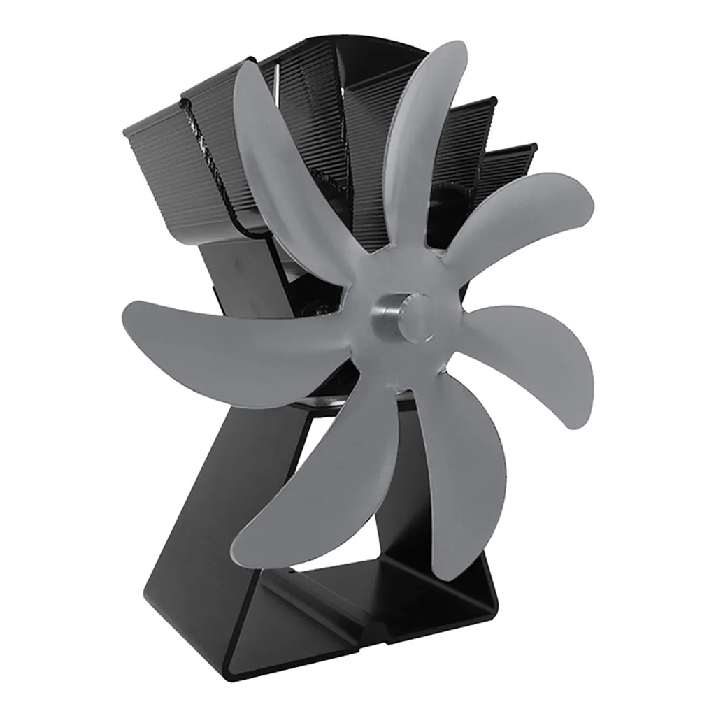 Kaminventilator Ofenventilator Kaminofen Ventilator Ohne Strom 7 Blatt Heizlüfter Ventilator Fan Stromloser Kaminofen (Grau) 3 Kaminventilator Ofenventilator Kaminofen Ventilator Ohne Strom 7 Blatt Heizlüfter Ventilator Fan Stromloser Kaminofen (Grau)