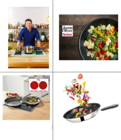 Tefal E76 Jamie Oliver Pfanne 28 Cm Induktion 3 TLG Set 4, NR 1, Bratpfanne Hoher Rand, Antihaft-beschichtet, Backofenofengeeignet, Spülmaschinenfest, Hohe GLEITFÄHIGKEIT,FÜR ALLE HERDARTEN -Kaufland Verkäufe c008120d4f496f34d22f4985b165cf85