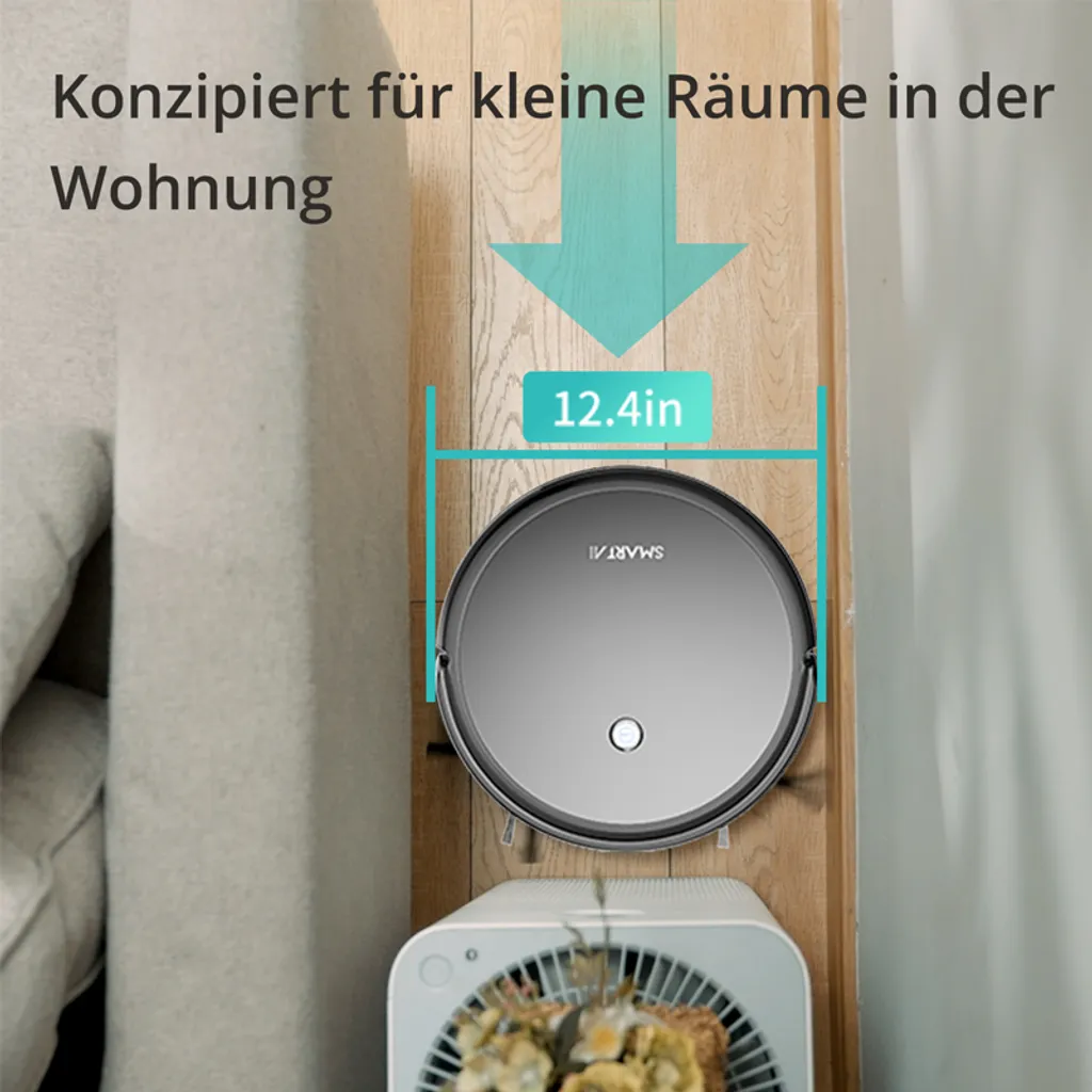 SmartAI G50 WLAN 3-in-1 Saugroboter Mit Wischfunktion Staubsauger Roboter Saug-Wisch-Roboter Wischroboter 2600mAh Alexa Google Home APP 10 SmartAI G50 WLAN 3-in-1 Saugroboter Mit Wischfunktion Staubsauger Roboter Saug-Wisch-Roboter Wischroboter 2600mAh Alexa Google Home APP – Bild 8