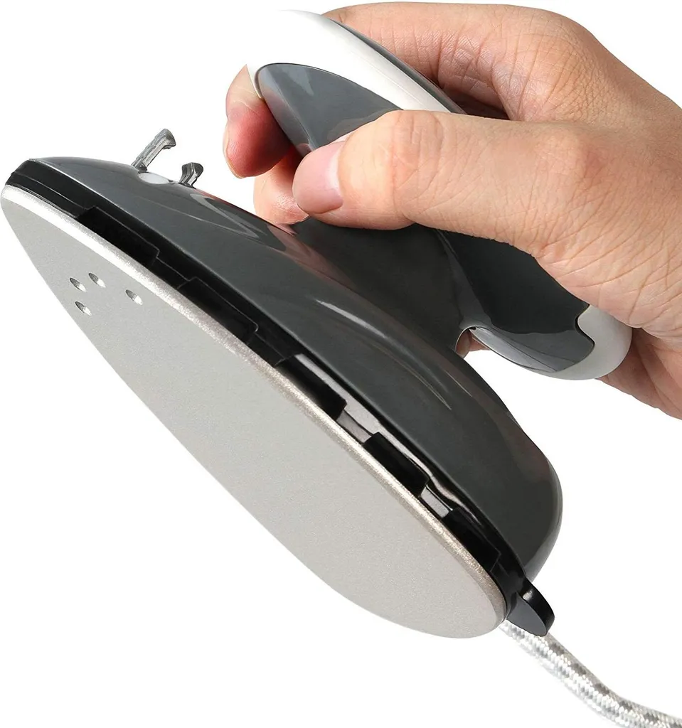 Jago® Mini Bügeleisen - Grau, 260-420 W, Antihaft Bügelsohle, Wassertank 40 Ml, 100-240 V Netzspannung Umschaltbar, Mit/ohne Dampf - Dampfbügeleisen, Reisebügeleisen 5 Jago® Mini Bügeleisen - Grau, 260-420 W, Antihaft Bügelsohle, Wassertank 40 Ml, 100-240 V Netzspannung Umschaltbar, Mit/ohne Dampf - Dampfbügeleisen, Reisebügeleisen – Bild 3