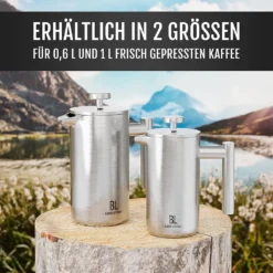 Bjørn Liebdhal French Press Edelstahl Kaffeemaschine Auch Für Camping : 0.6 Liter -Kaufland Verkäufe c044738ef2e8c8c49d83e1b4a9d5e80f
