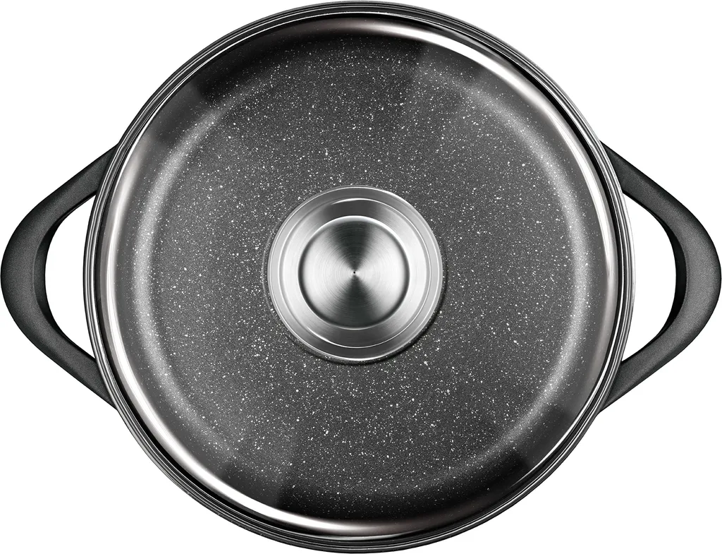 Smile - 10-teiliges Kochgeschirr-Set - Antihaftbeschichtung - Schwarz ,MGK-17 9 Smile - 10-teiliges Kochgeschirr-Set - Antihaftbeschichtung - Schwarz ,MGK-17 – Bild 7