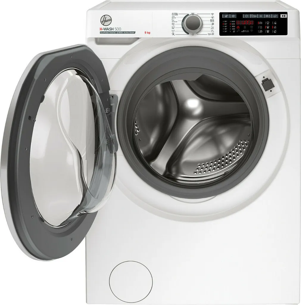 HOOVER HWQ 69AMBS/1-S H-WASH 500 FRONTLADER WASCHMASCHINE 9 Kg 1600 U/min 4 HOOVER HWQ 69AMBS/1-S H-WASH 500 FRONTLADER WASCHMASCHINE 9 Kg 1600 U/min – Bild 2